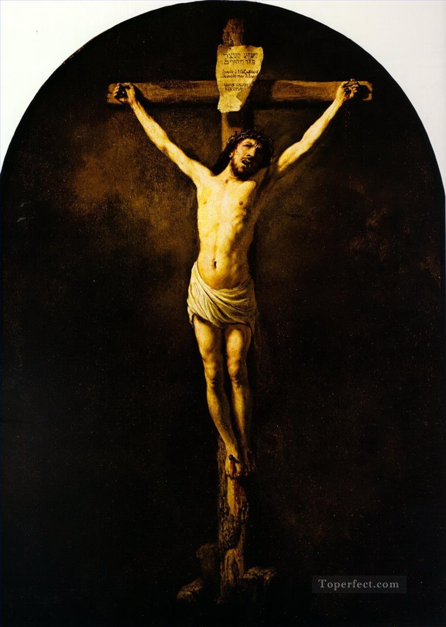 Rembrandt am Kreuz 1631 Christus Ölgemälde
